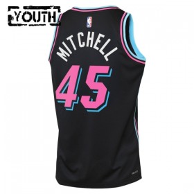NBA Børn Trøje Miami Heat Davion Mitchell 2025-26 Nike City Edition Sort Swingman